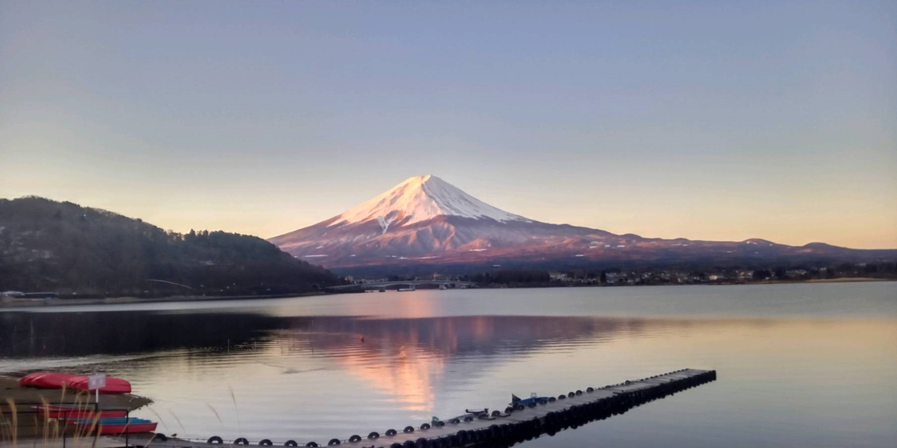 夕方の富士