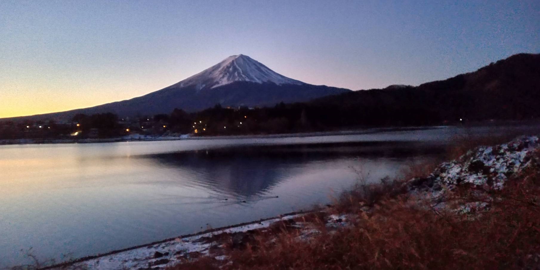 夜の富士